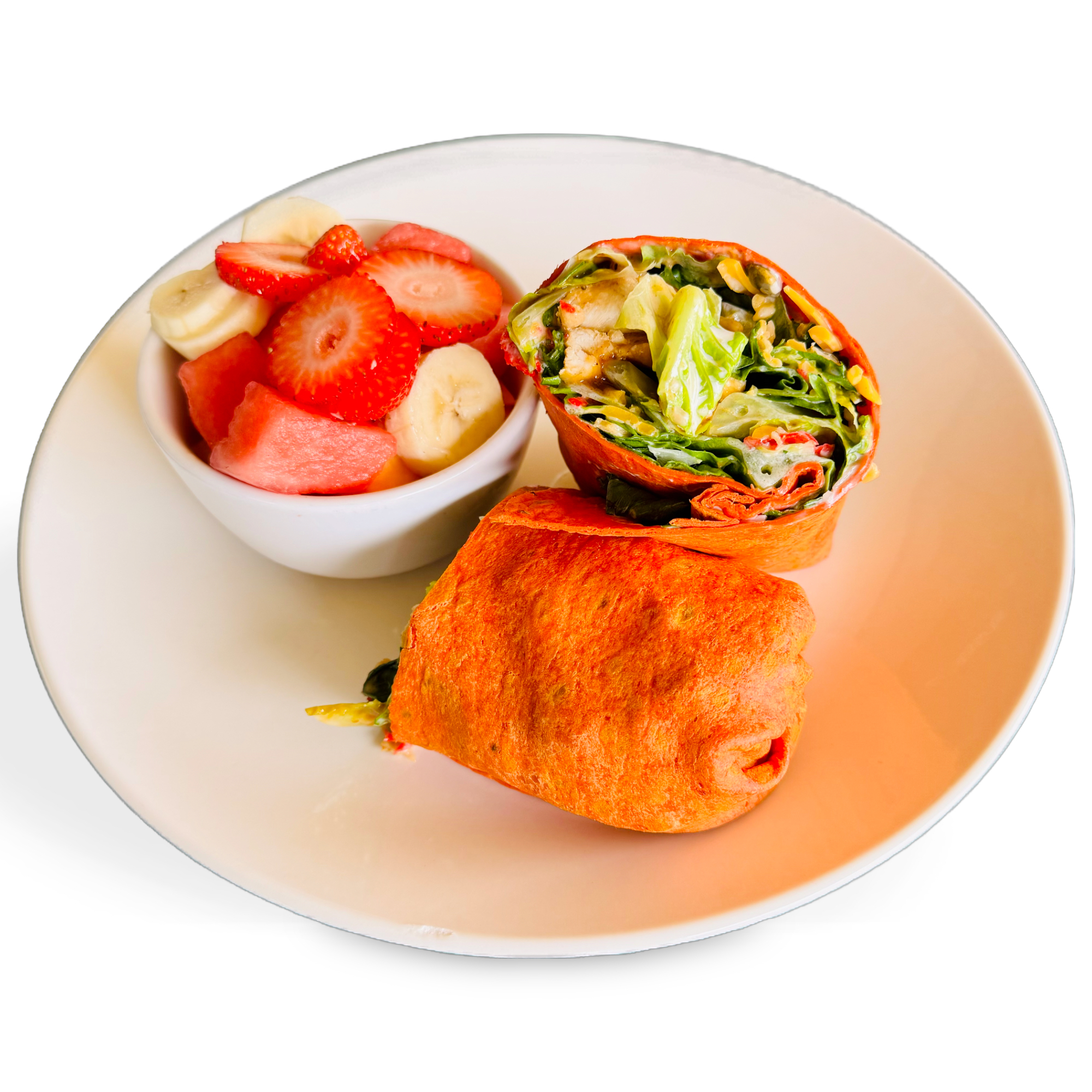 BBQ CHICKEN WRAP.