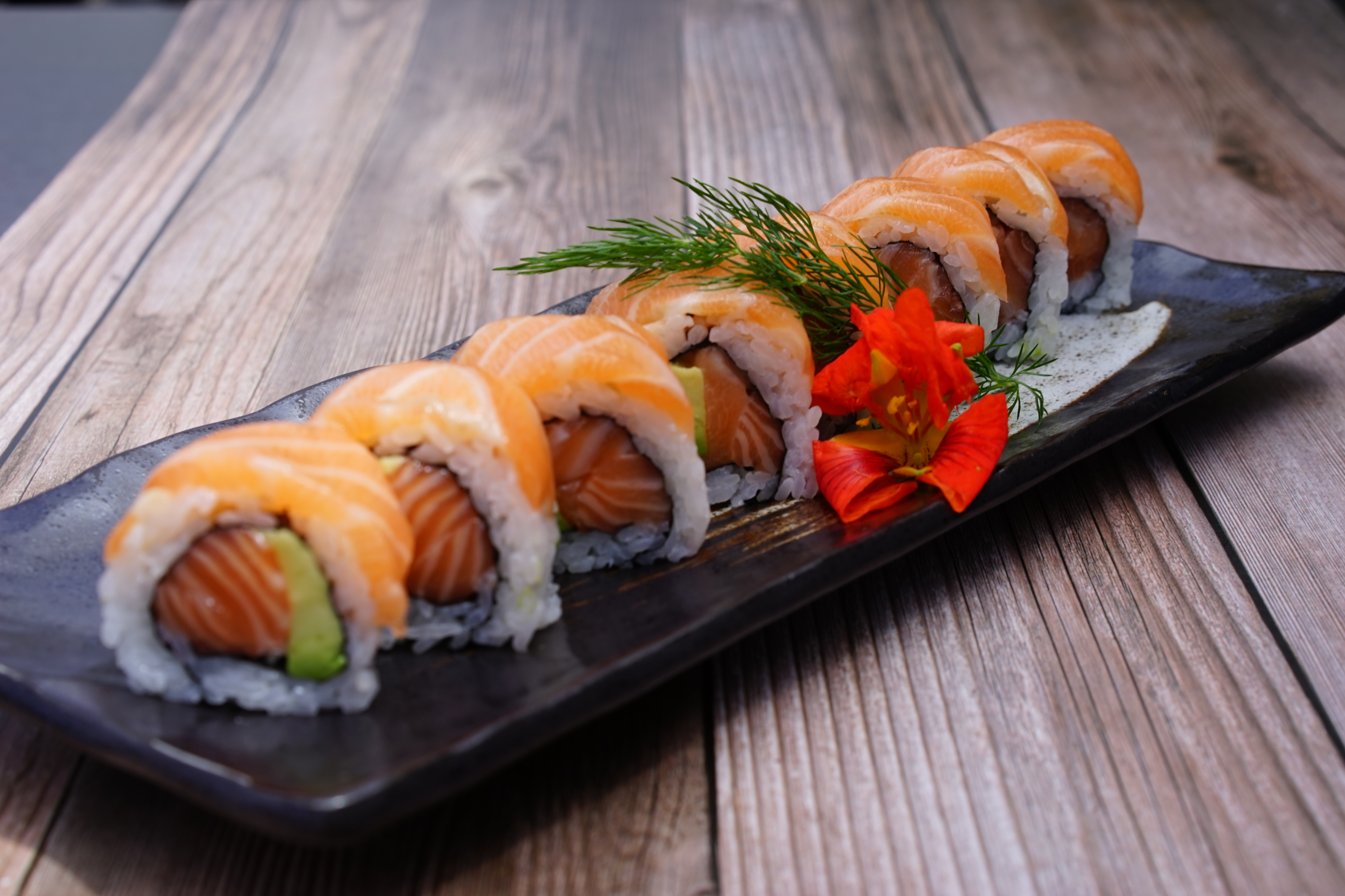 Salmon Lover Roll.