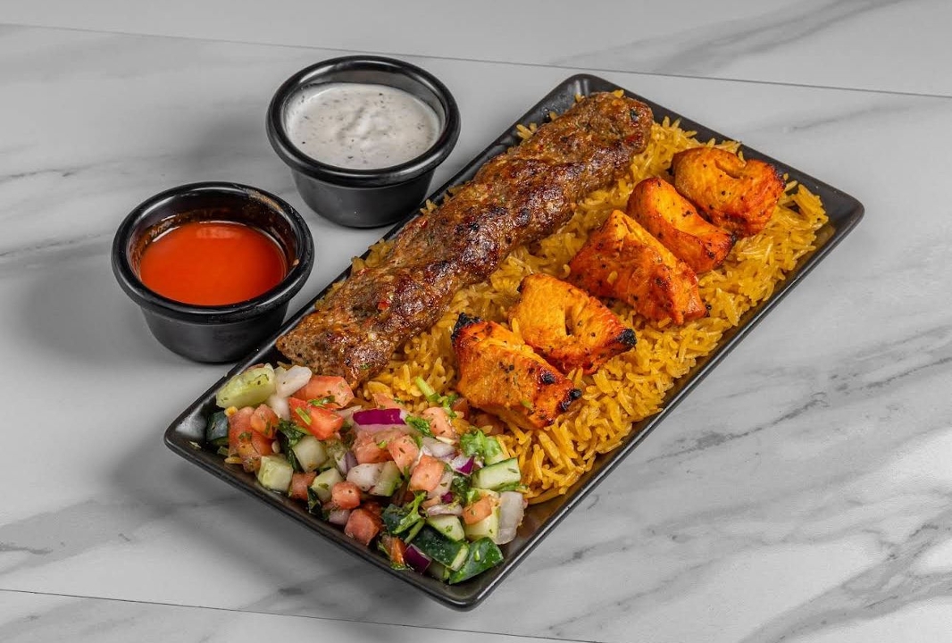 Mix Kebab Platter.