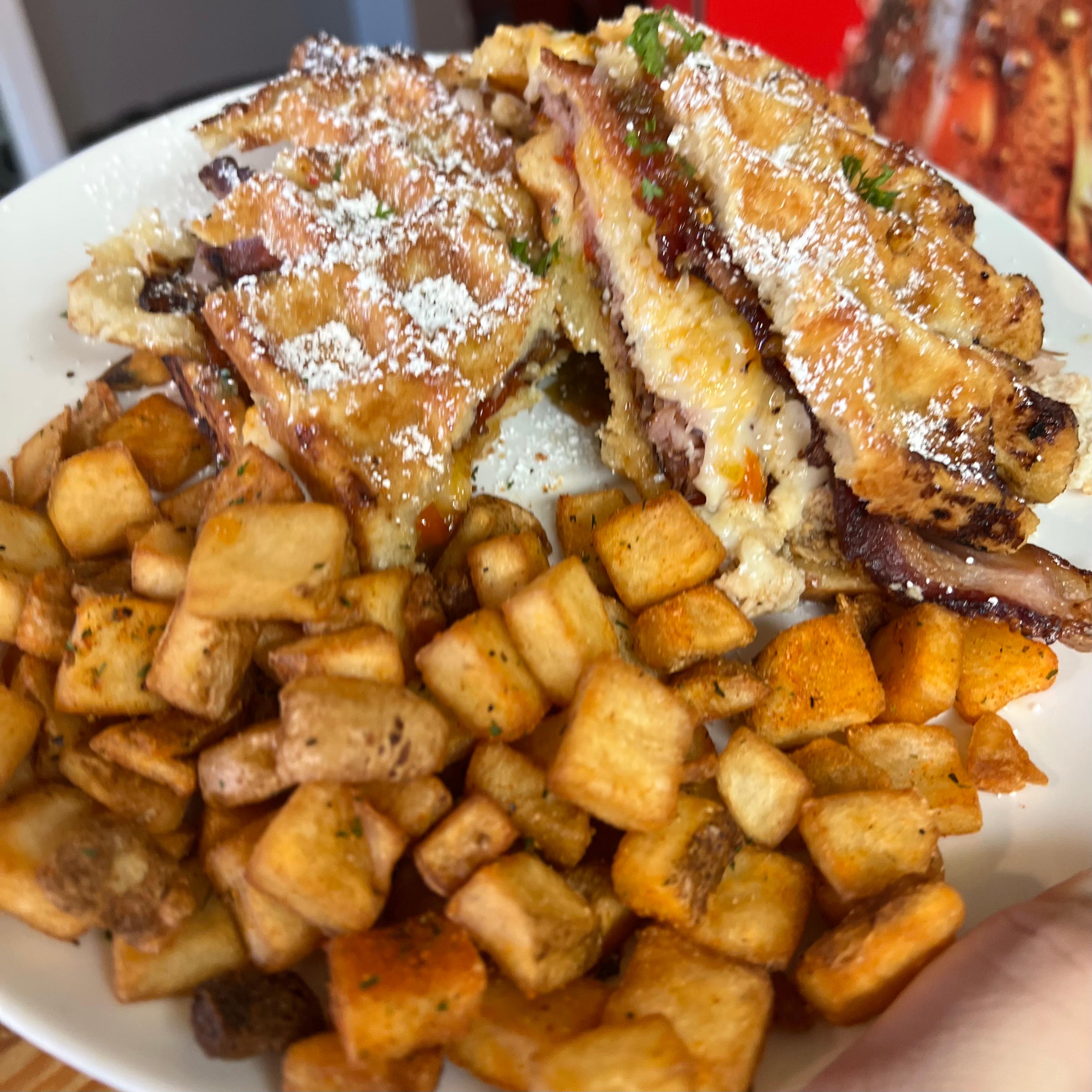 Monte Cristo Waffle.