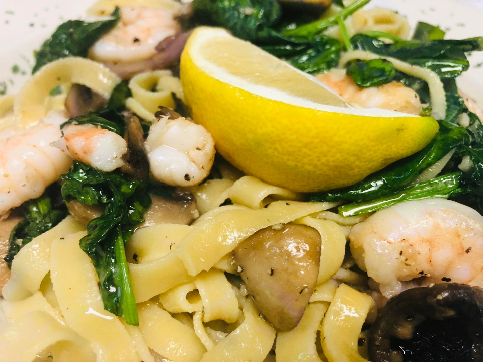 Shrimp Portofino.