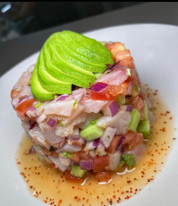Fish Ceviche (Serve 12).