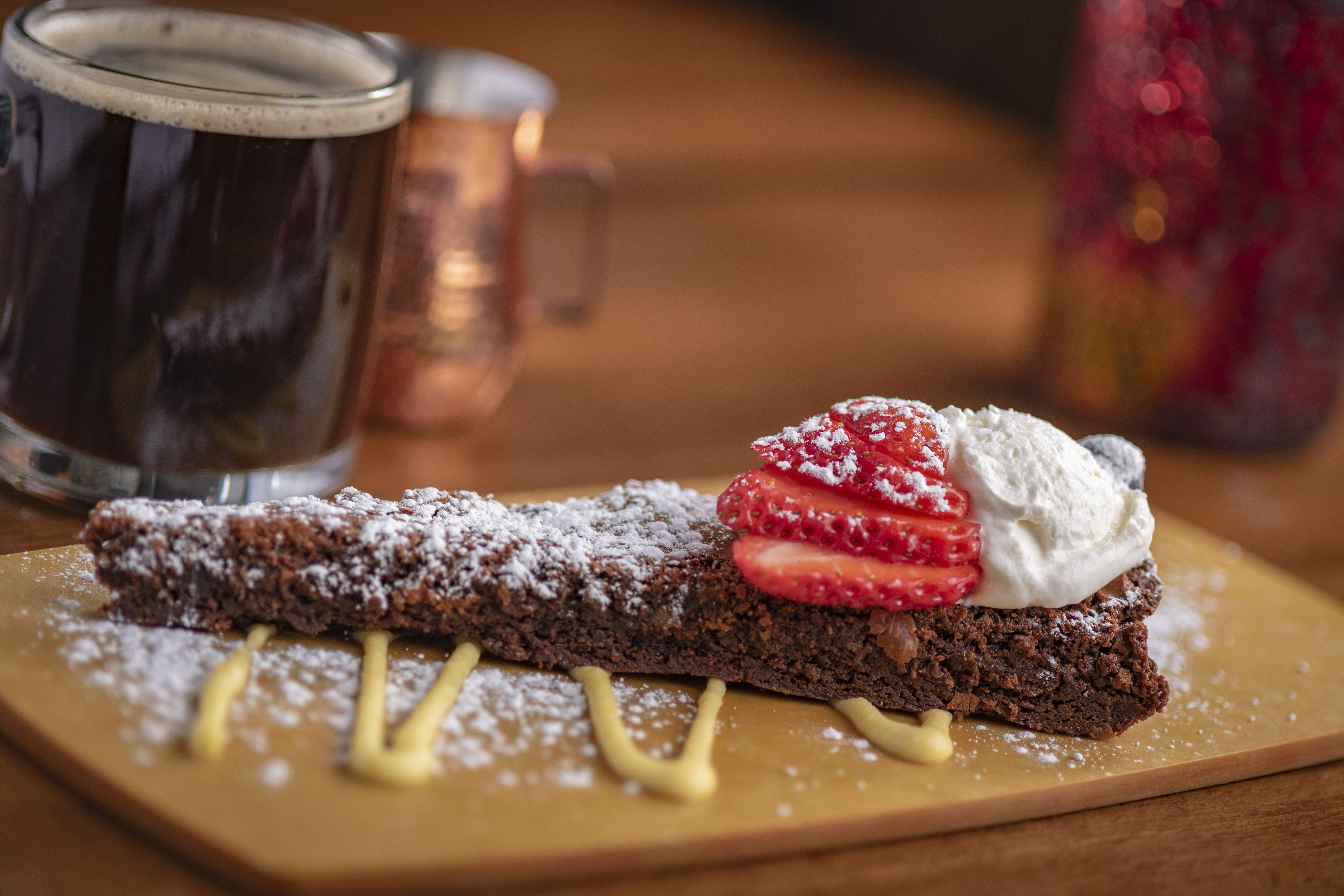 Flourless Dark Chocolate Torte.