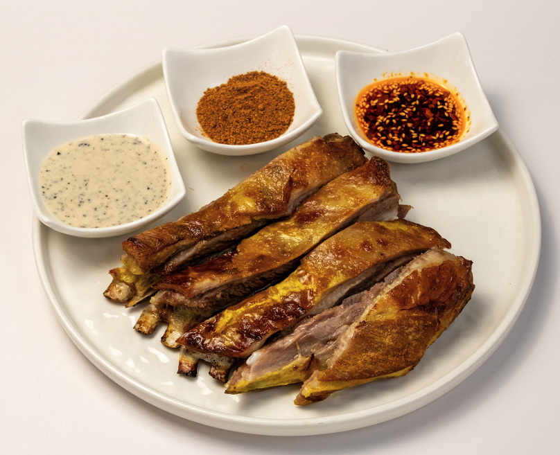 Golden Crispy Roasted Lamb Rib 黄金脆片烤羊排.