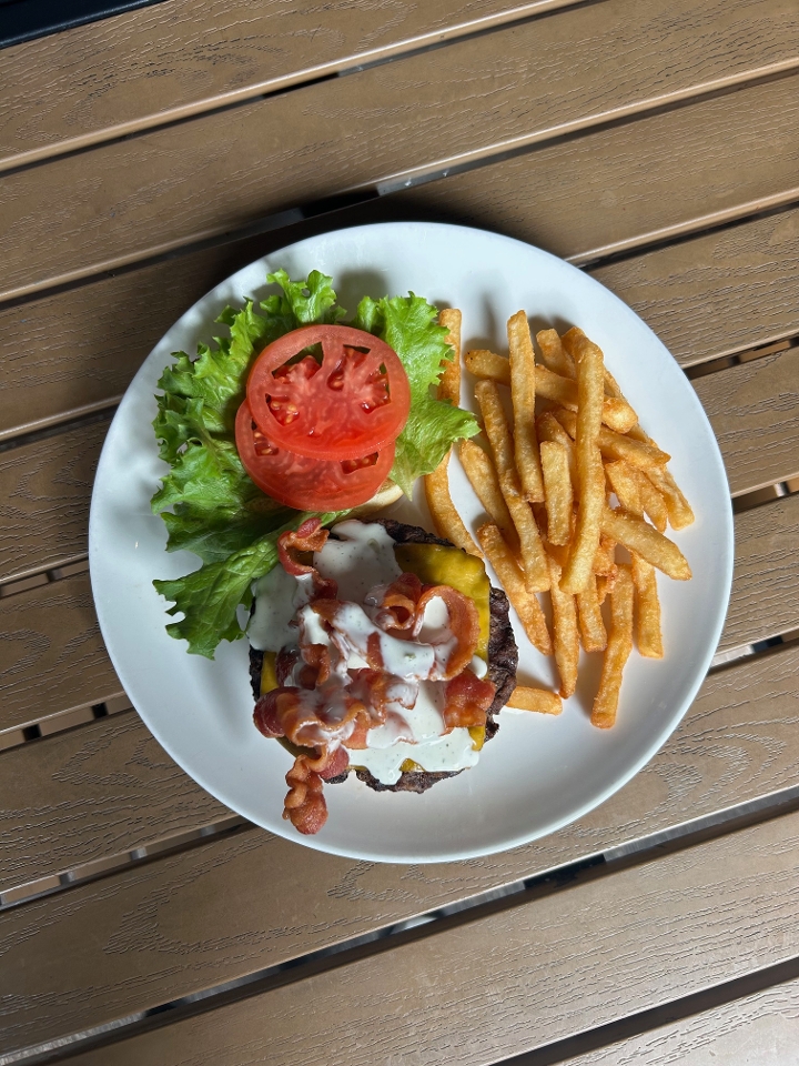 Bacon Ranch Burger.