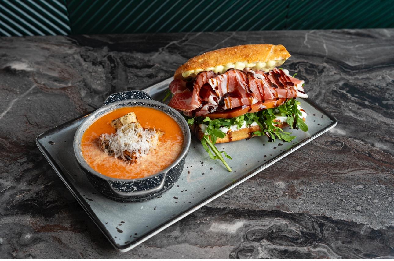 Half Build Your Own Sandwich & Side.