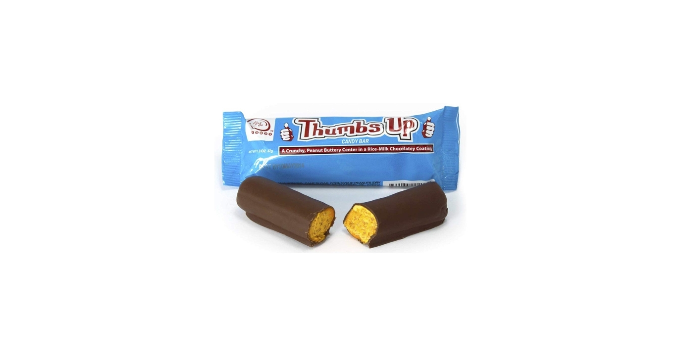 Thumbs Up Bar candy bar.