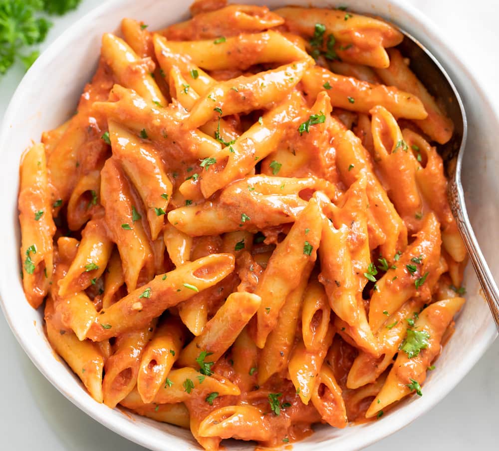 Fettuccine Alla Vodka.