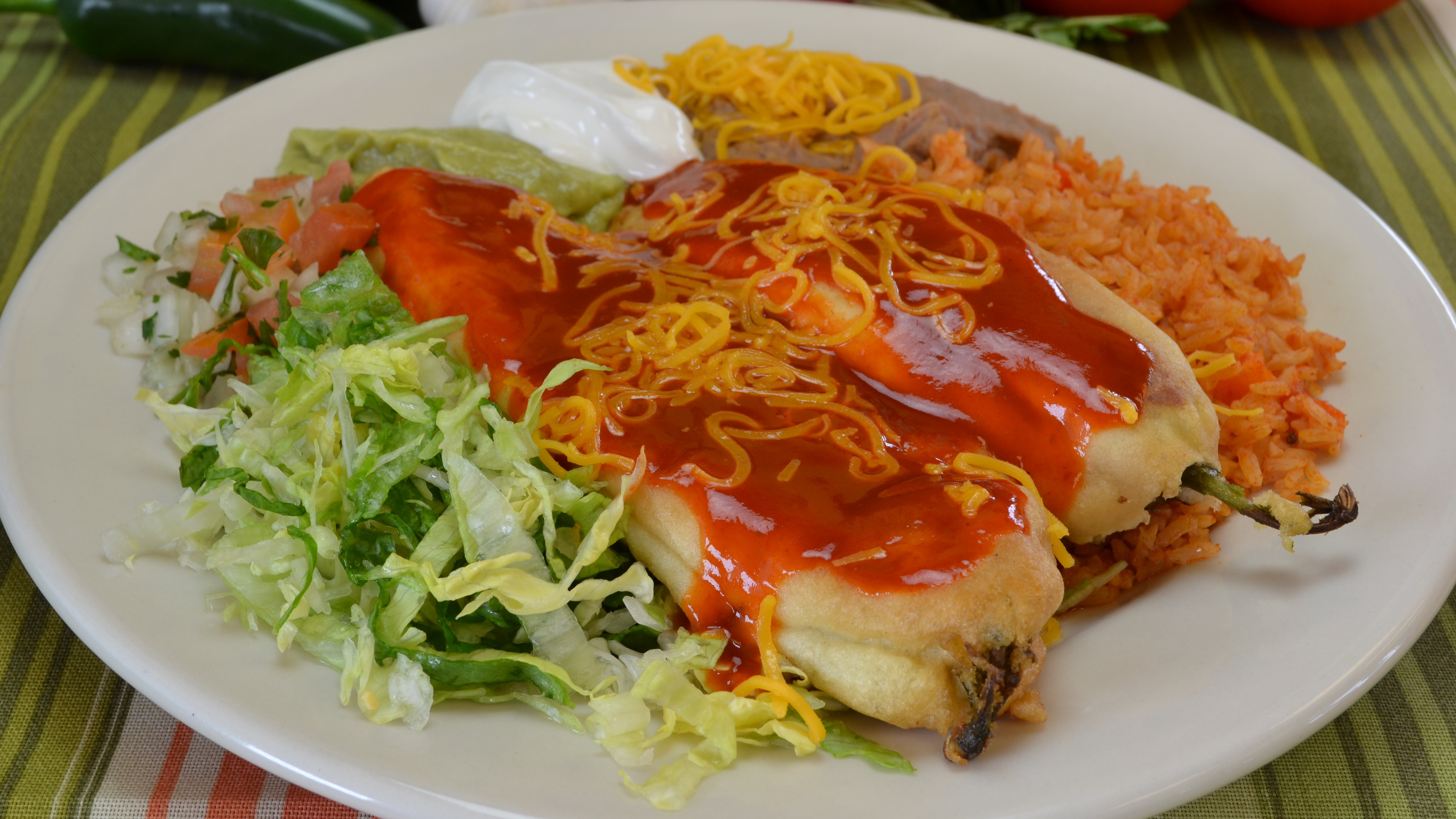 #11 Two Chile Rellenos Combo.