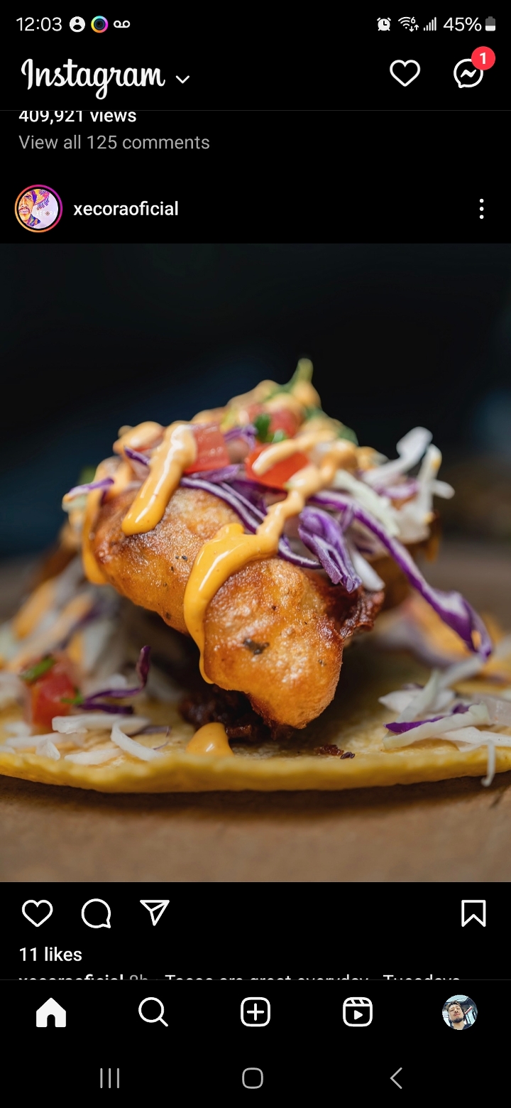 Baja Fish Taco.