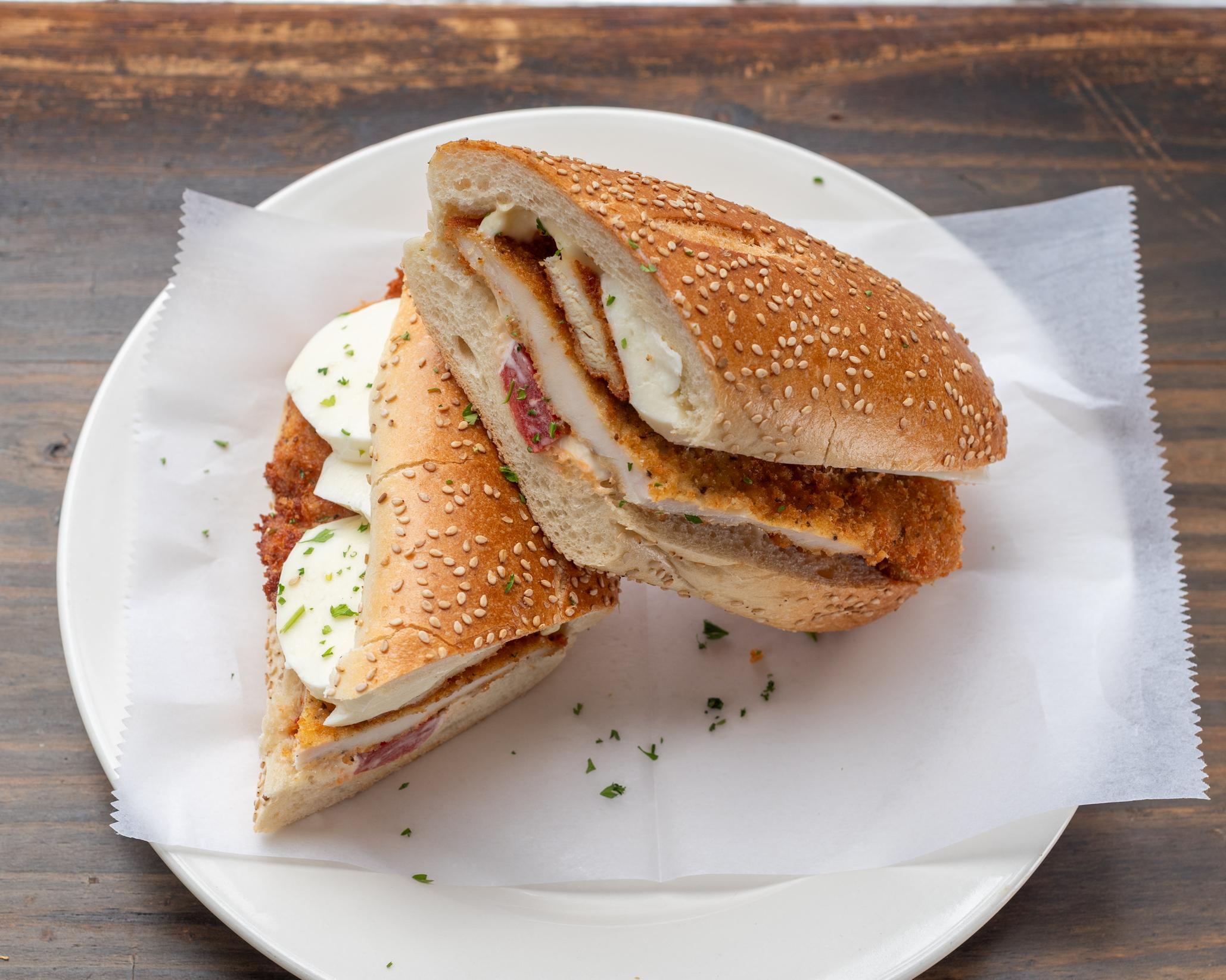 Hamilton Chicken Sandwich.