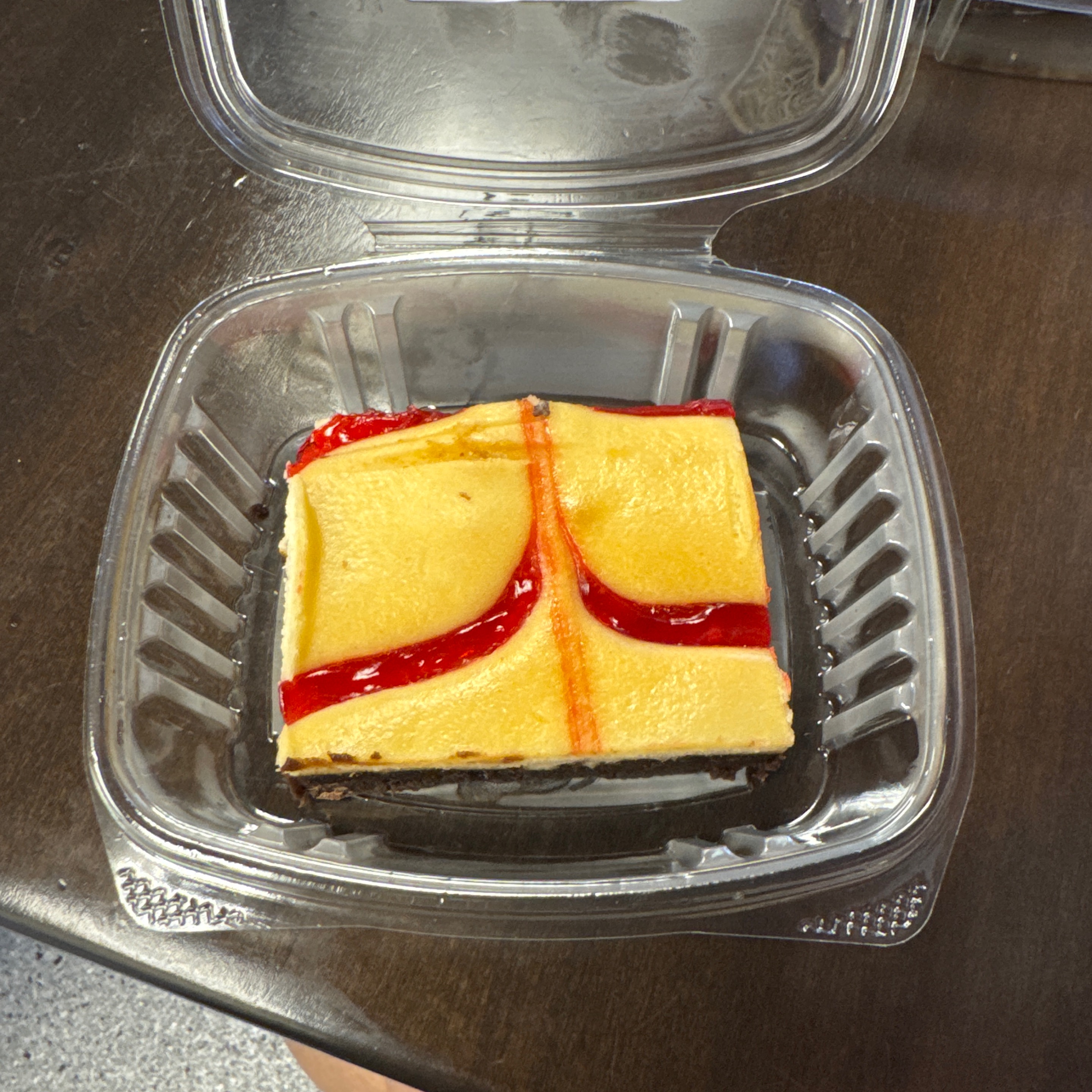 Raspberry Cream Cheese Brownie.