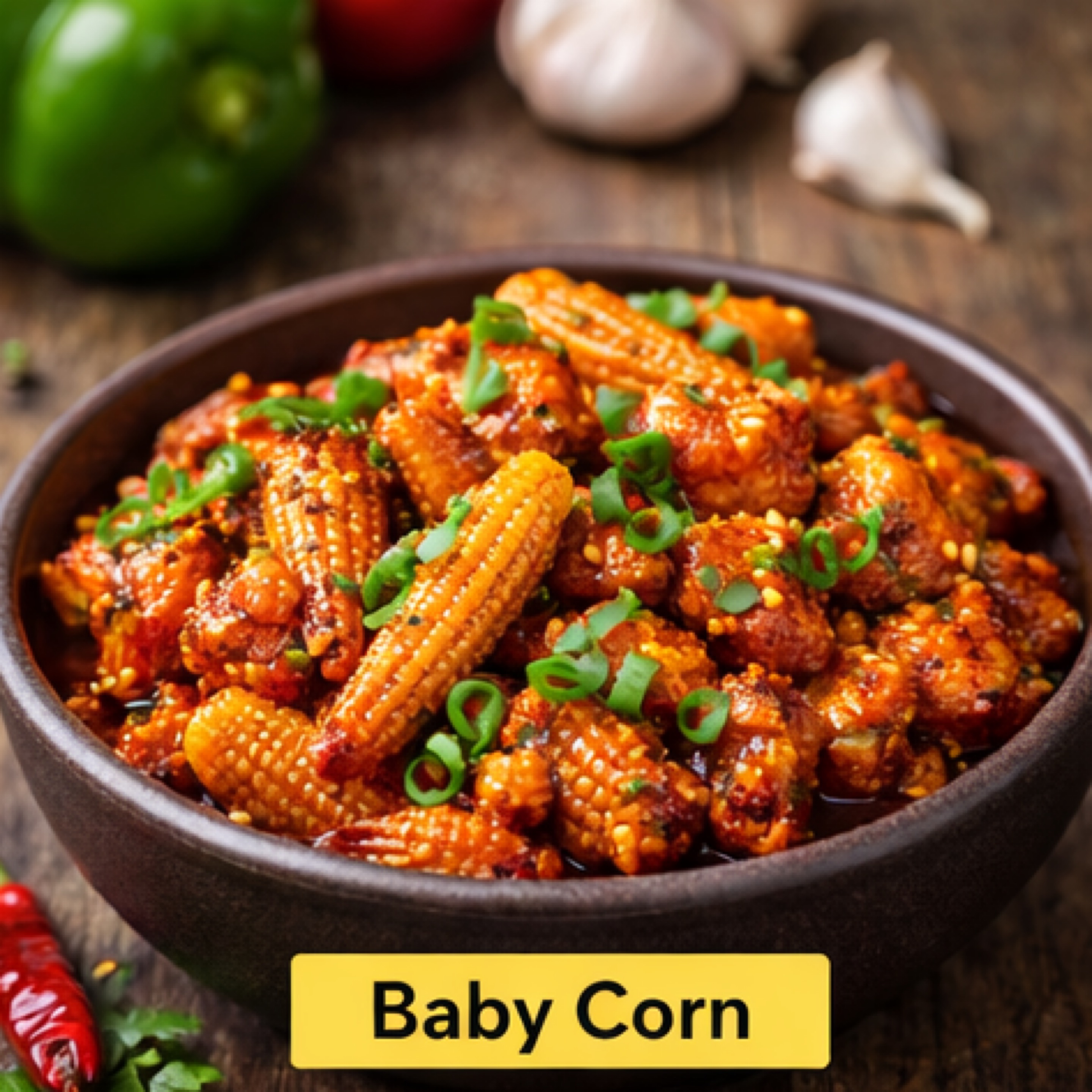 Velluli Karam Baby Corn.