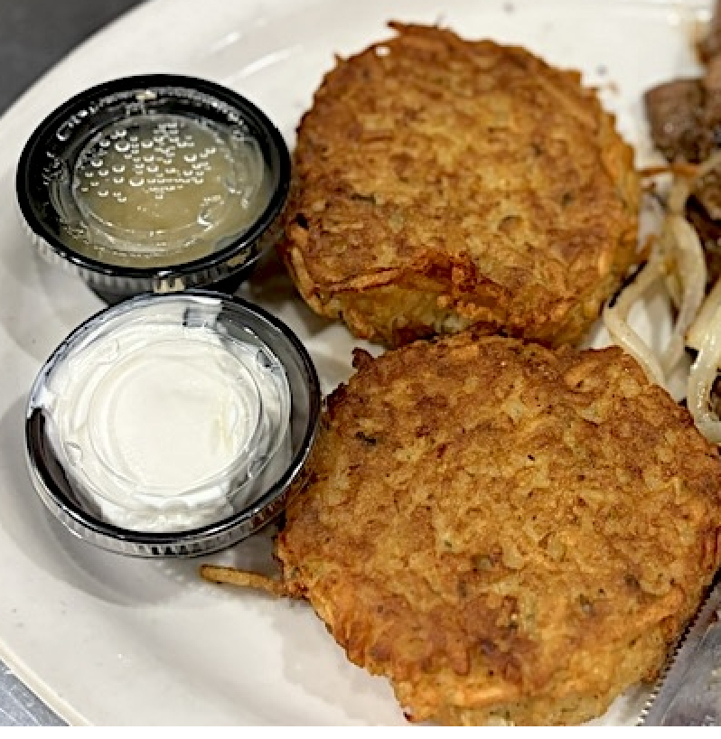 S/O Potato Pancakes.