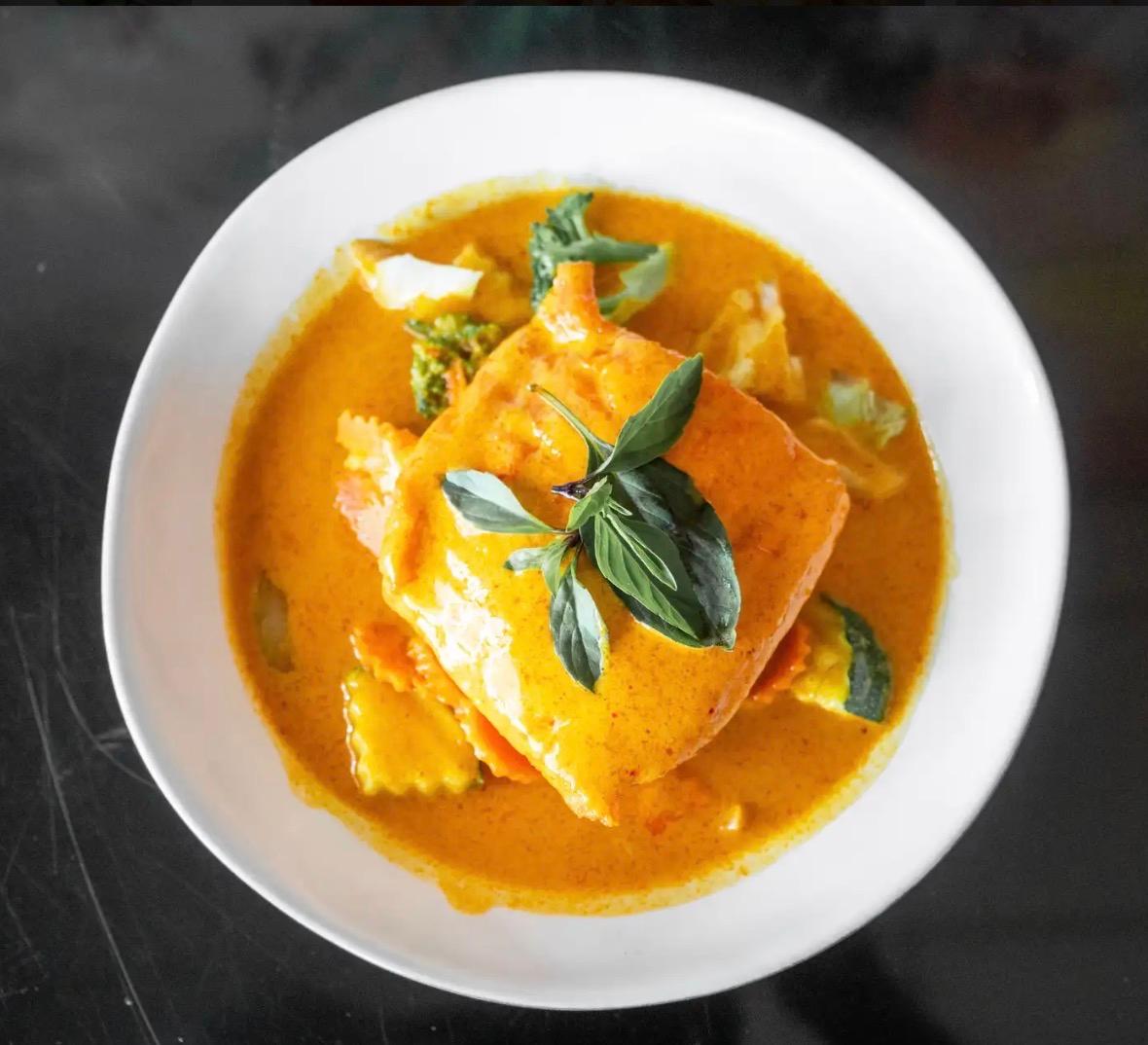 # Salmon Panang.