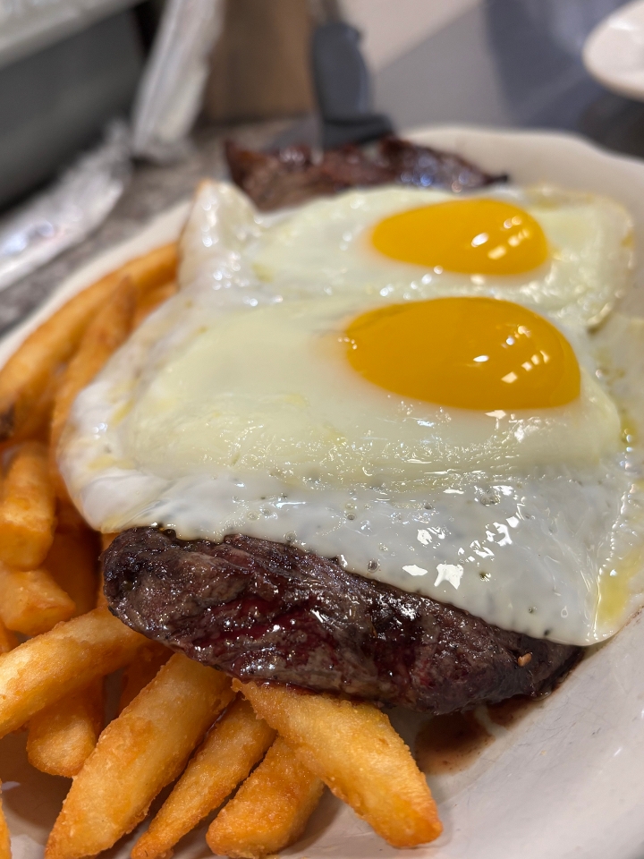 Romanian Steak and Eggs.