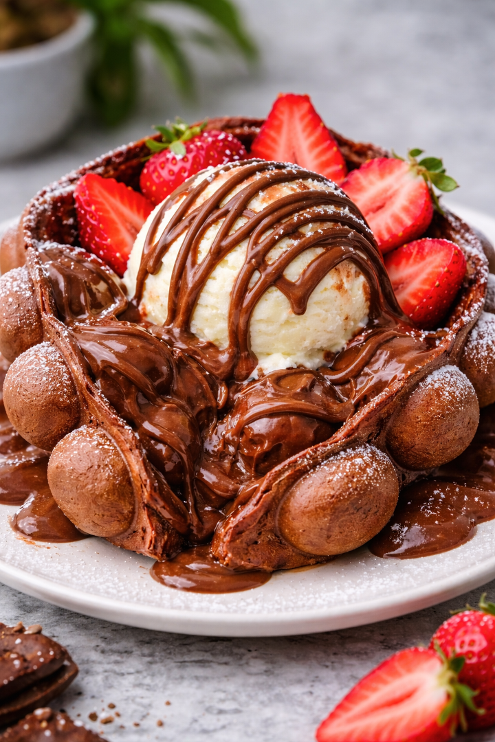 Choco Lava Waffle.