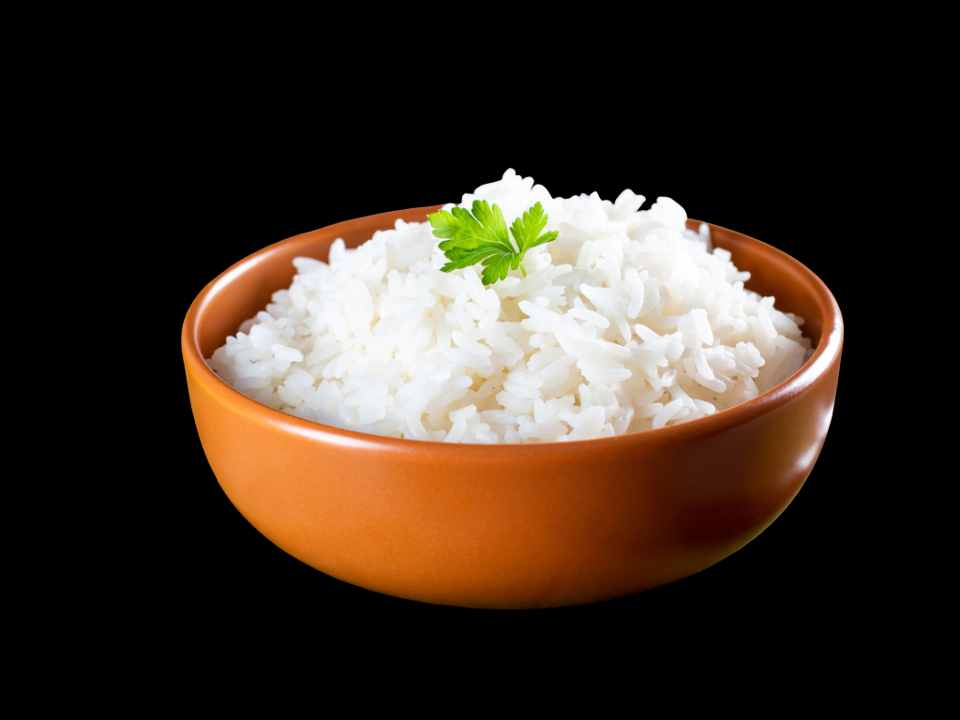 Steamed White Rice.