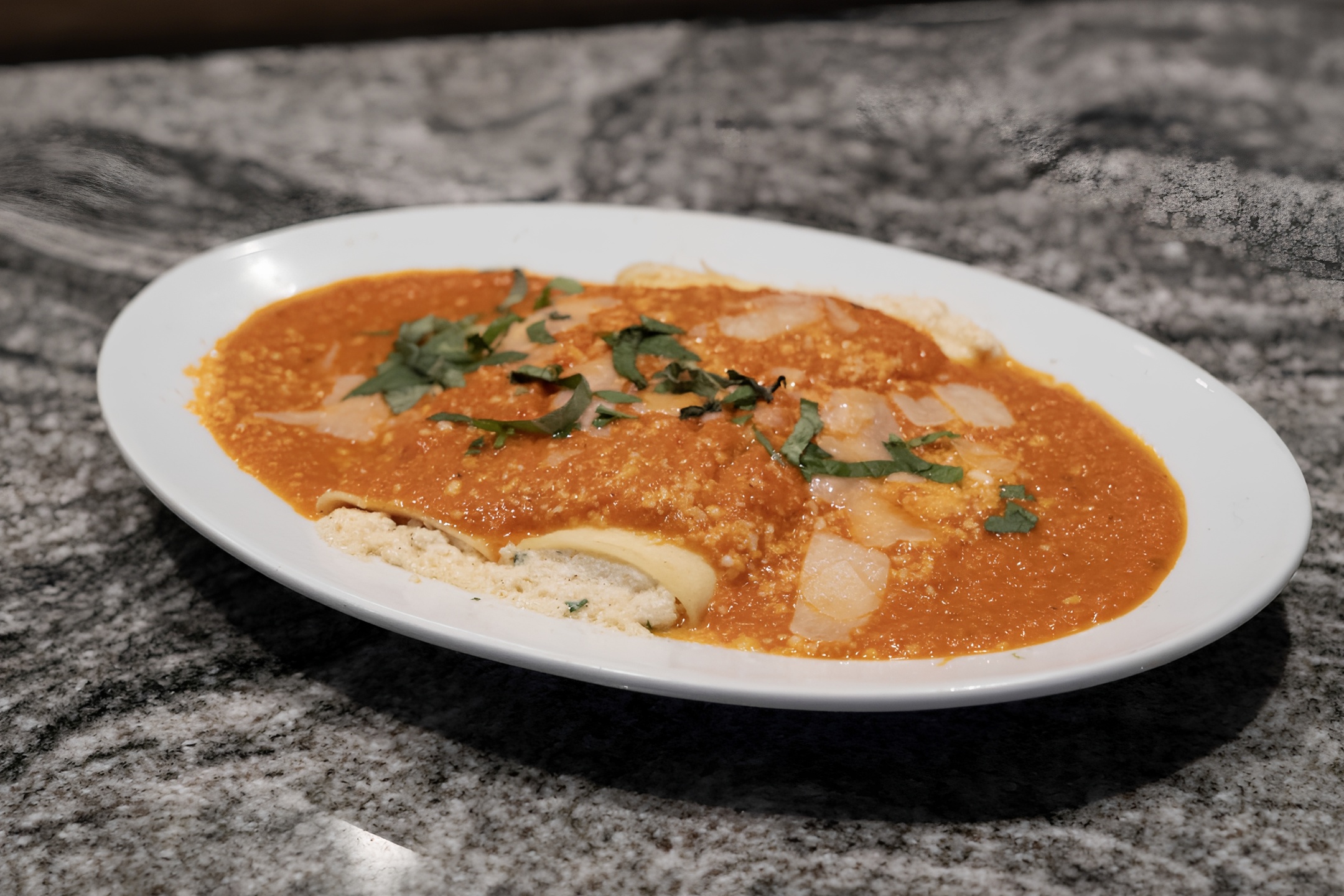 Manicotti.