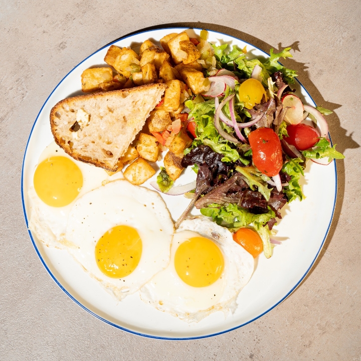 Three Eggs Your Way.