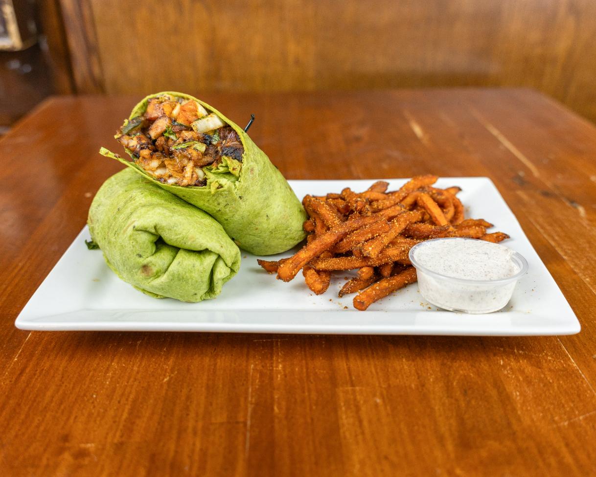 Blackened Chicken Wrap.