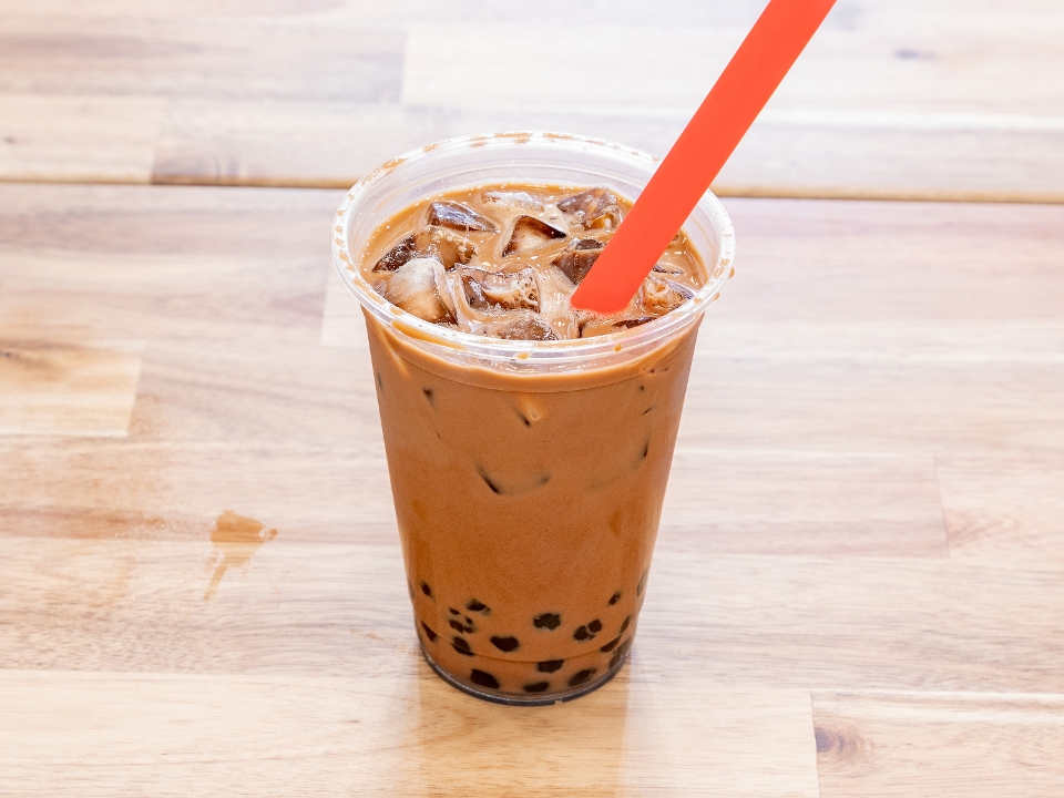 E-1 Regular Bubble Milk Tea (原味珍珠奶茶).