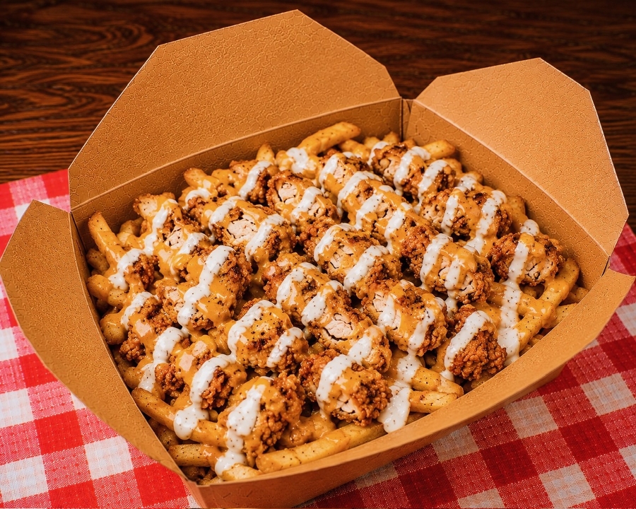 Gold Fever Crispy Chichen Fries Bowl.