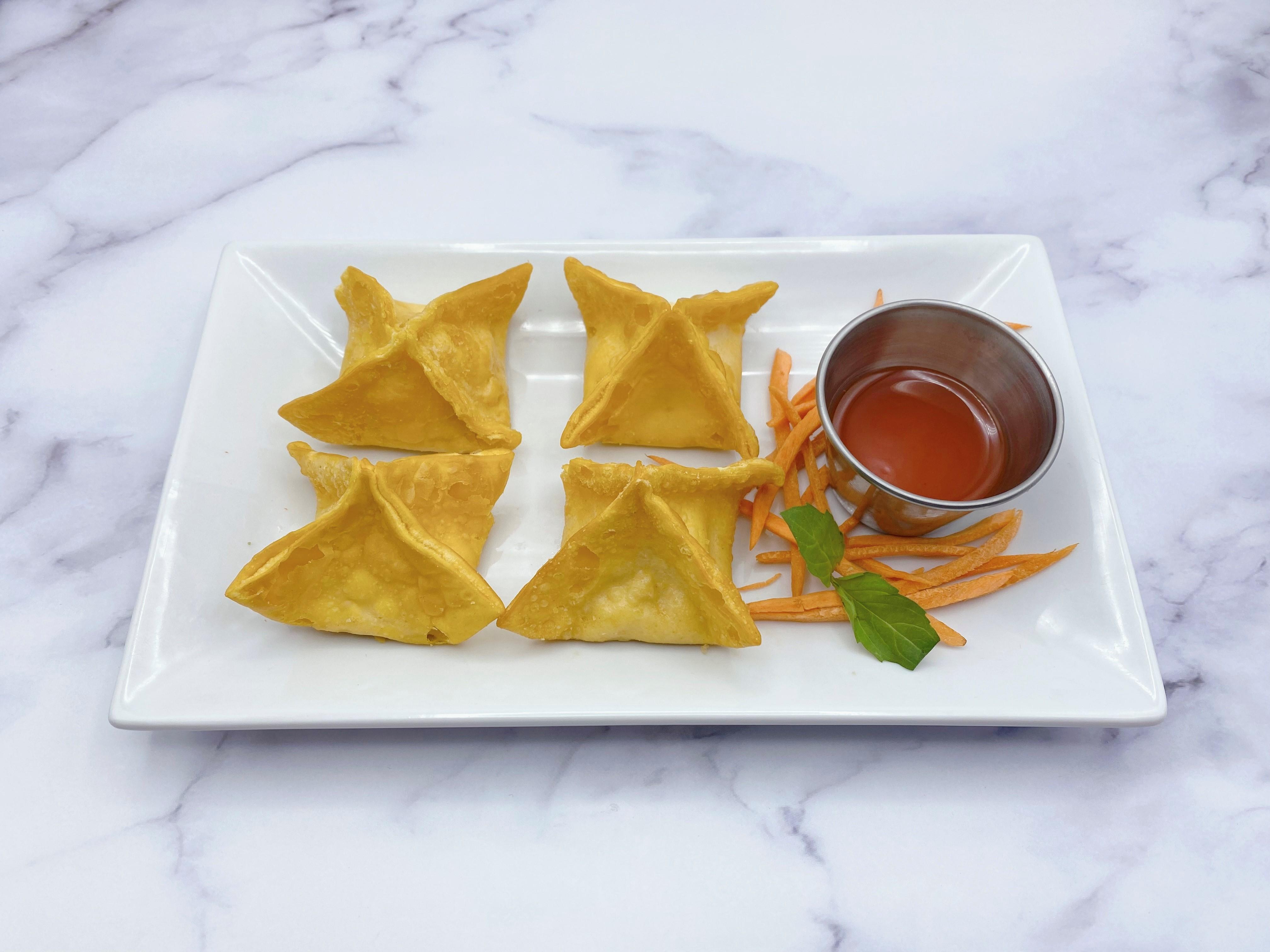 Crab Rangoon.
