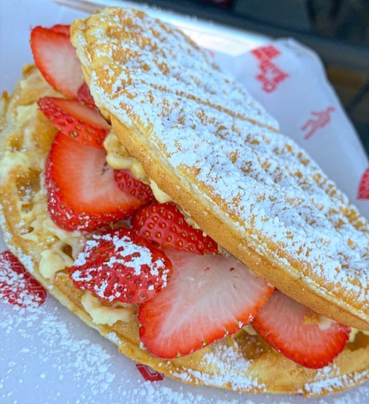 Strawberry Irish Cream Creme Brulee.