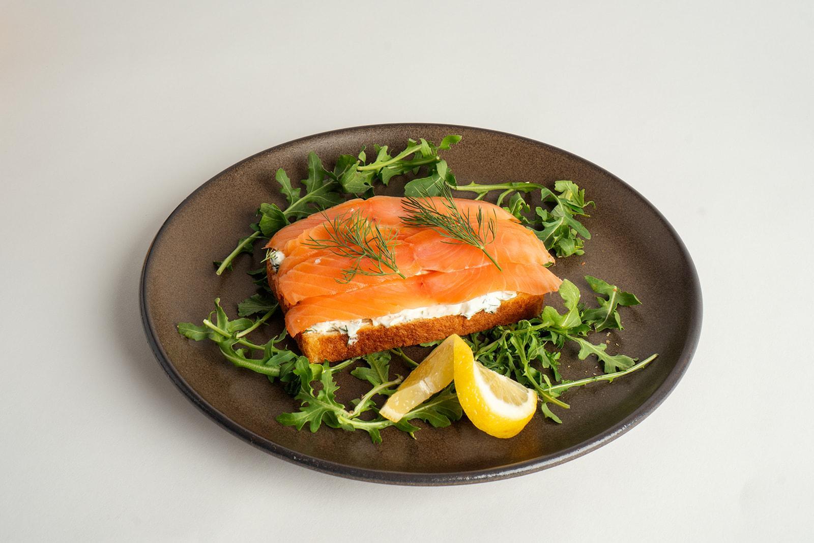 Salmon Toast.