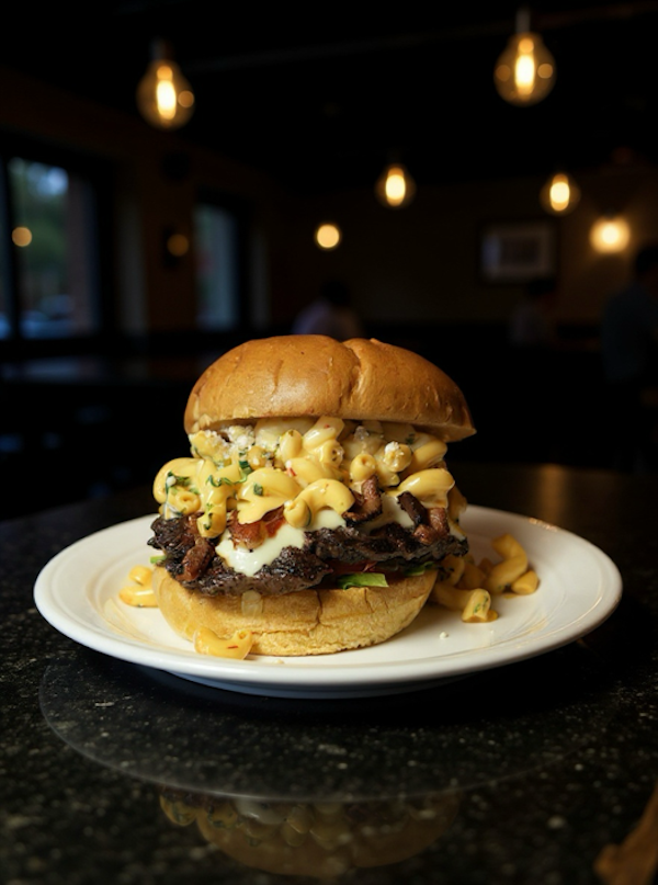 Smash and Mac burger.