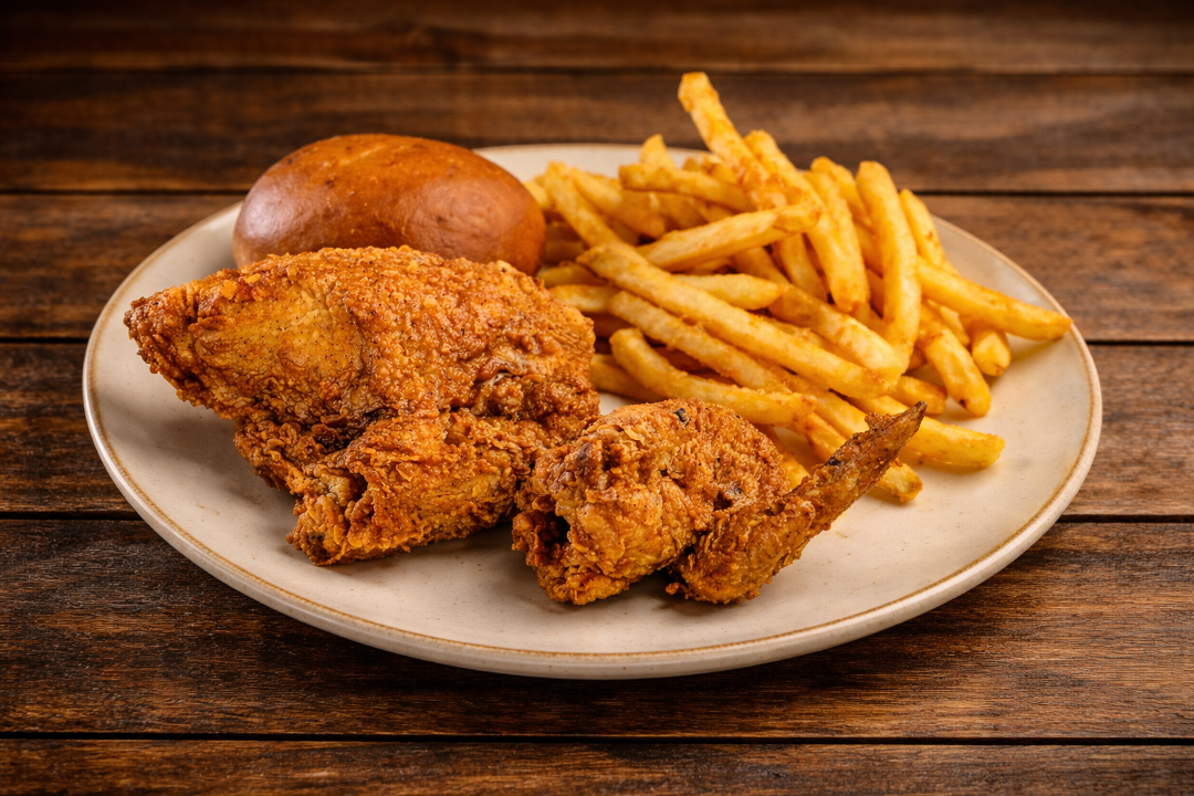 2 Piece Breast & Wing Broast.