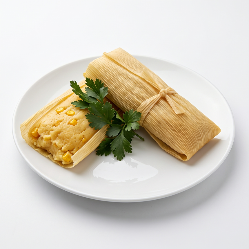 (1) Tamal de Elote.