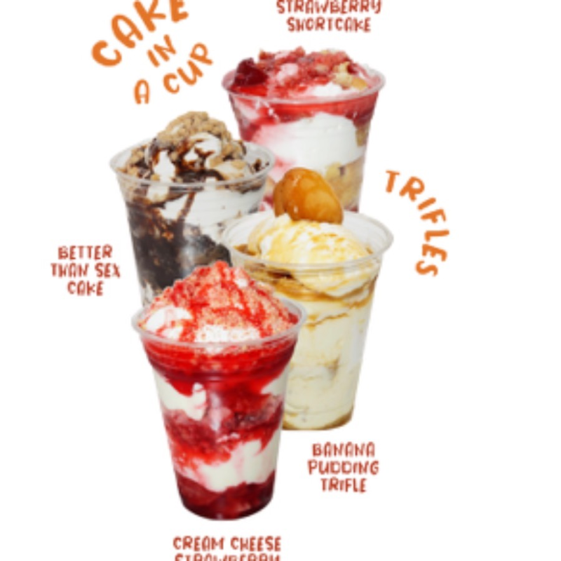 Banana Pudding Trifle Cake Cup.