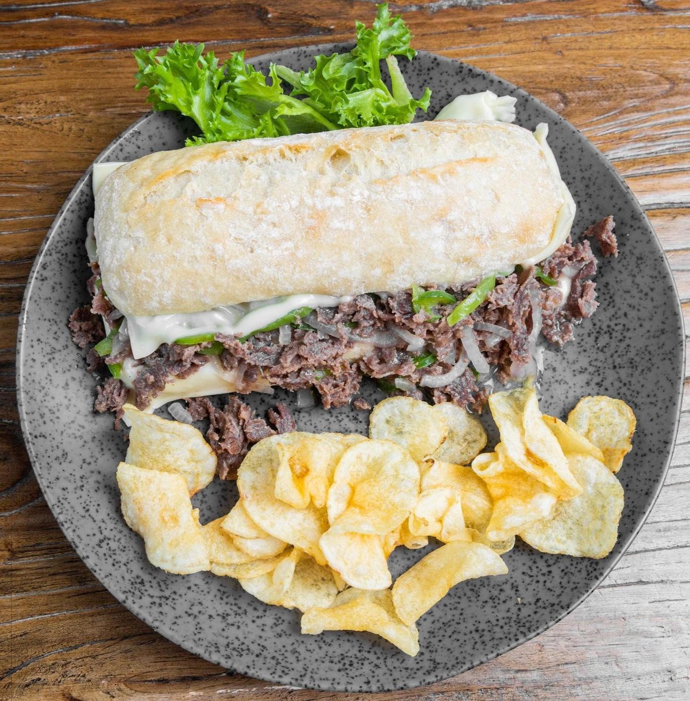 Philly Cheesesteak Sandwich.