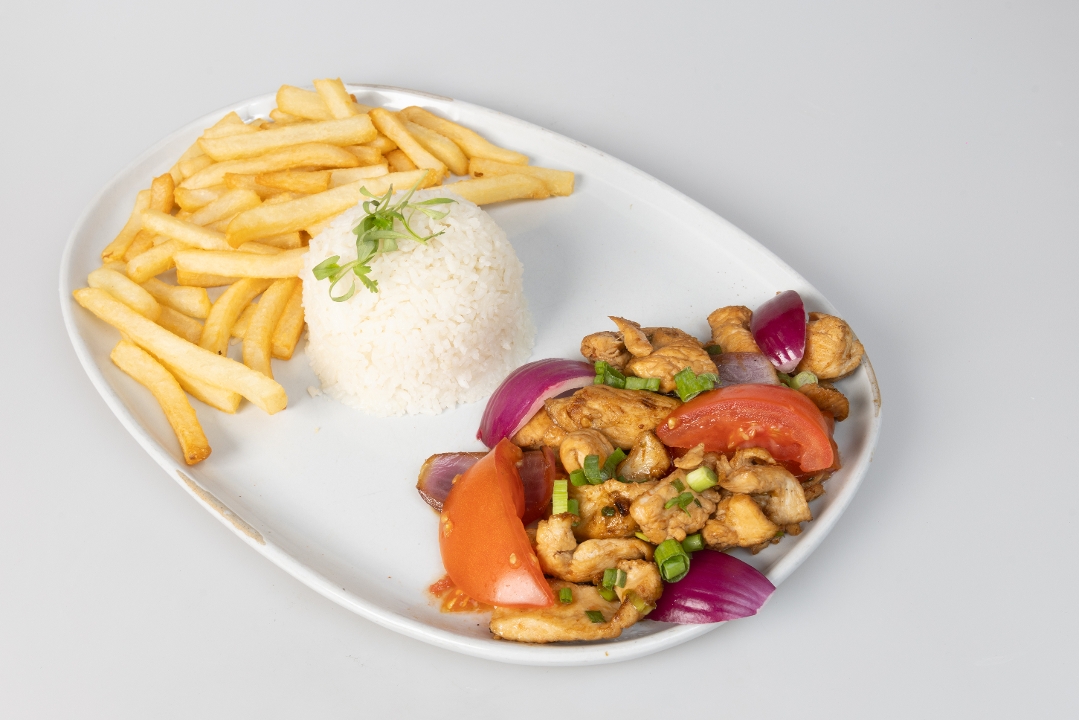 Wok Smoked Chicken.