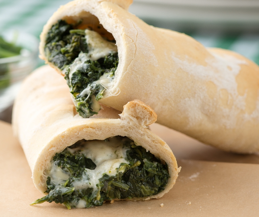 Spinach Stromboli - Bake at Home.