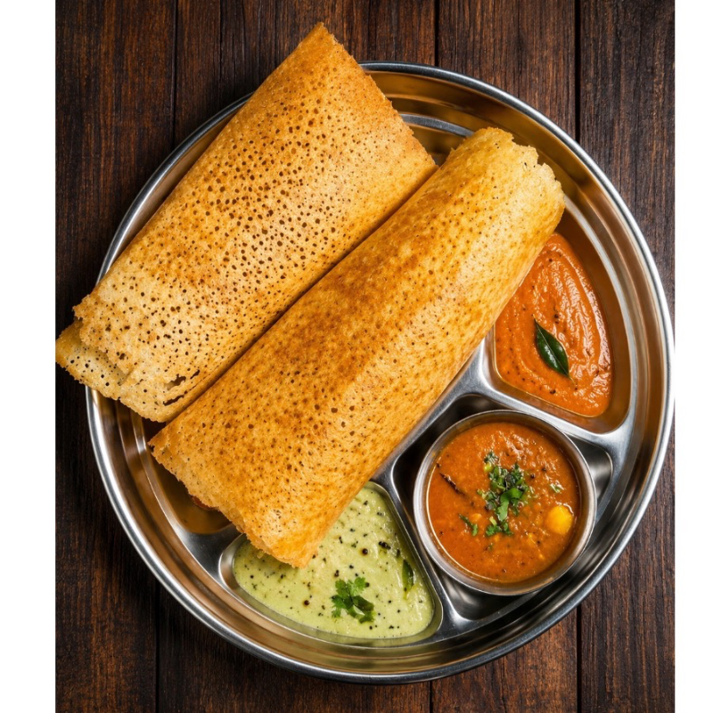 Vegan Protein Masala Dosa.
