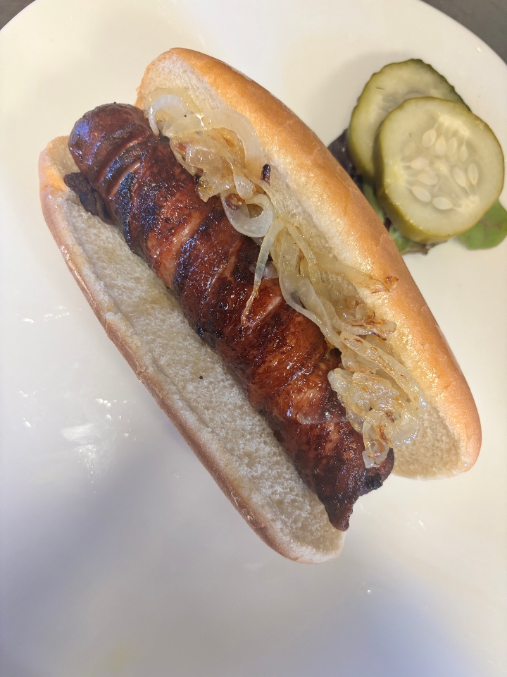 Bacon Wrapped Dog.