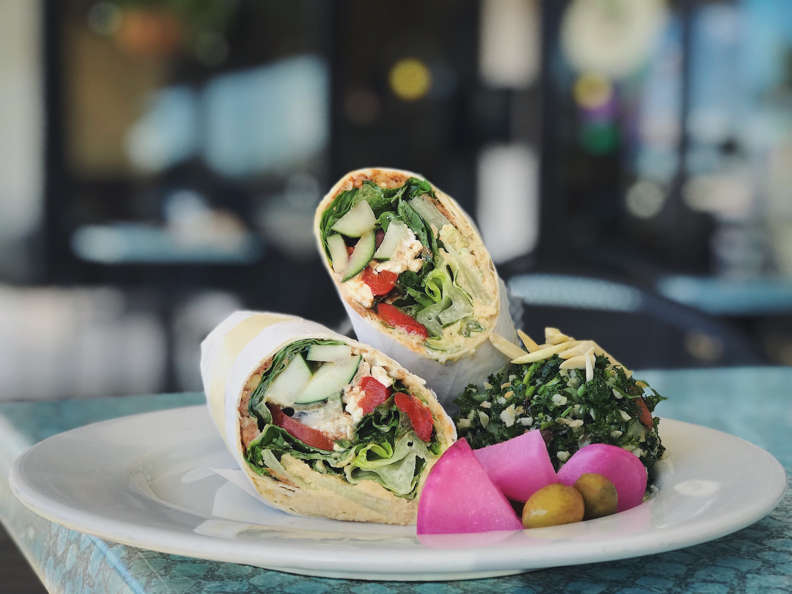 The Mediterranean Wrap.