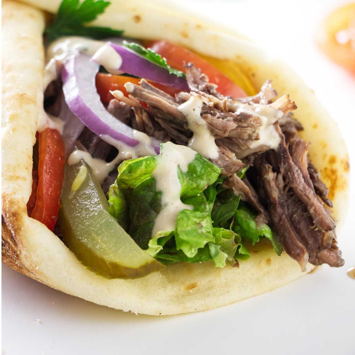 Beef Shawarma.