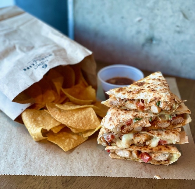 Carnitas Quesadilla.