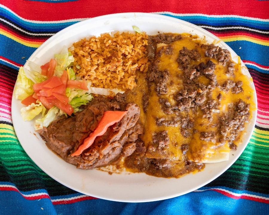 Classic Enchiladas (2) Plate.