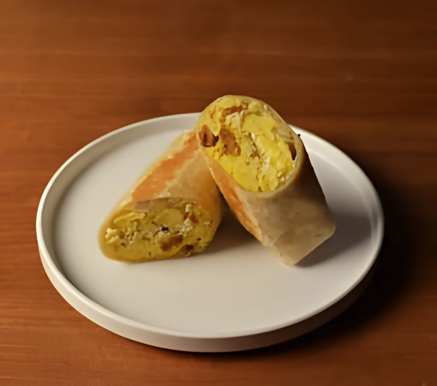 Egg, Cheese, and Chorizo Burrito.