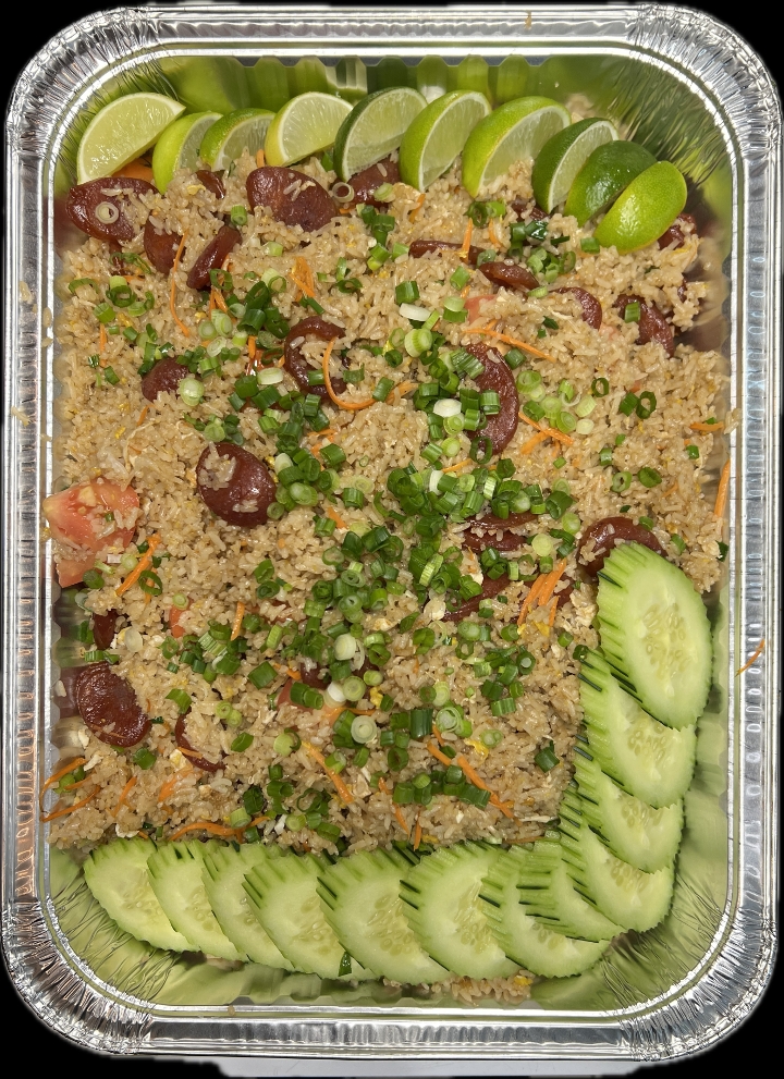 Thai Sweet Sausage Fried Rice (serve 5).