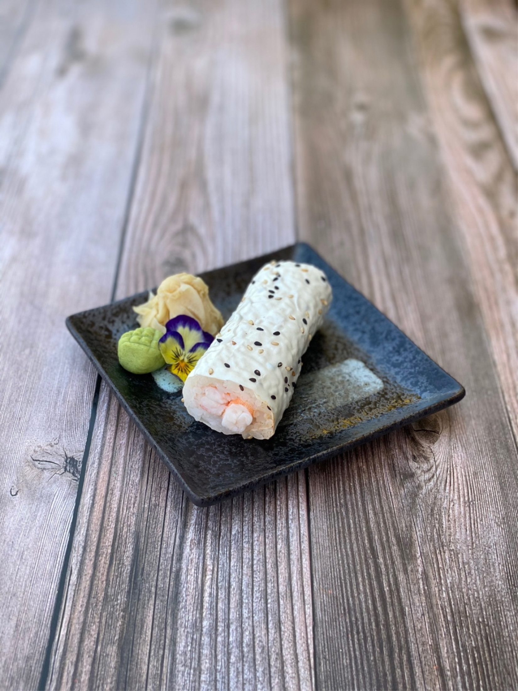 Shrimp Hand Roll.