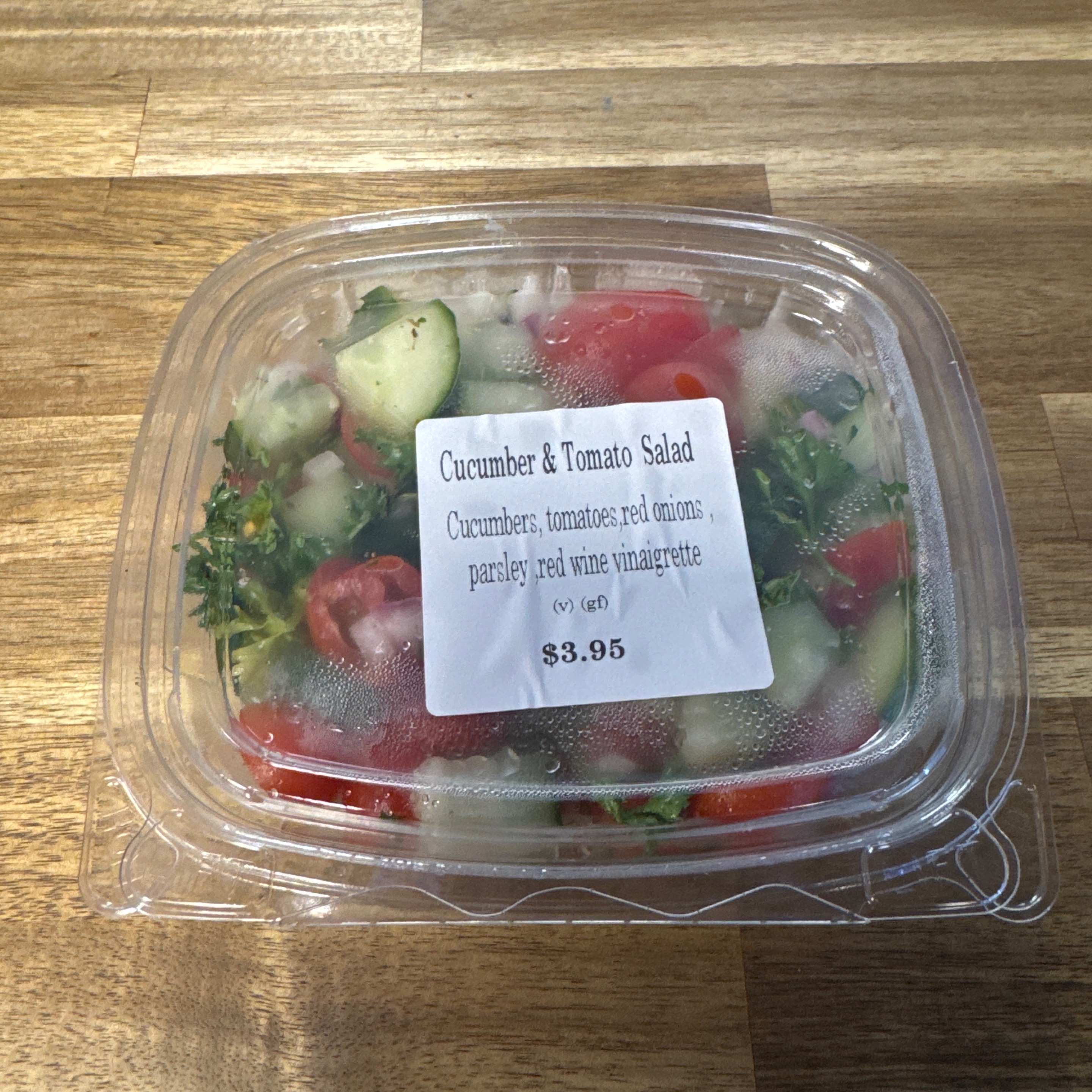 Cucumber & Tomato Salad (V)(GF).