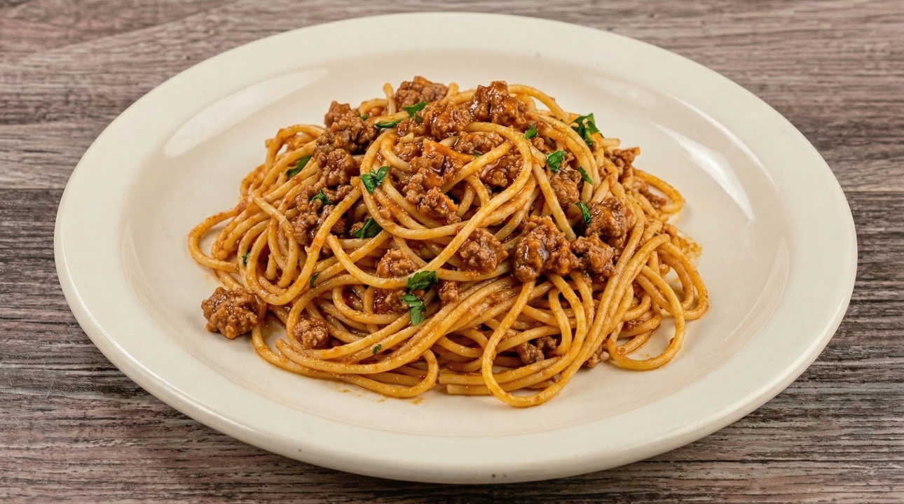 Spaghetti Bolognese.