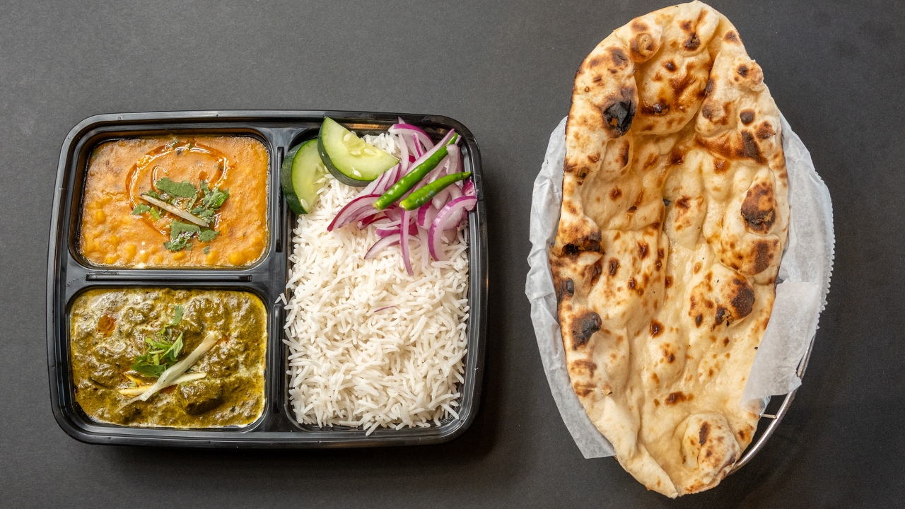 Palak Paneer Meal Box.