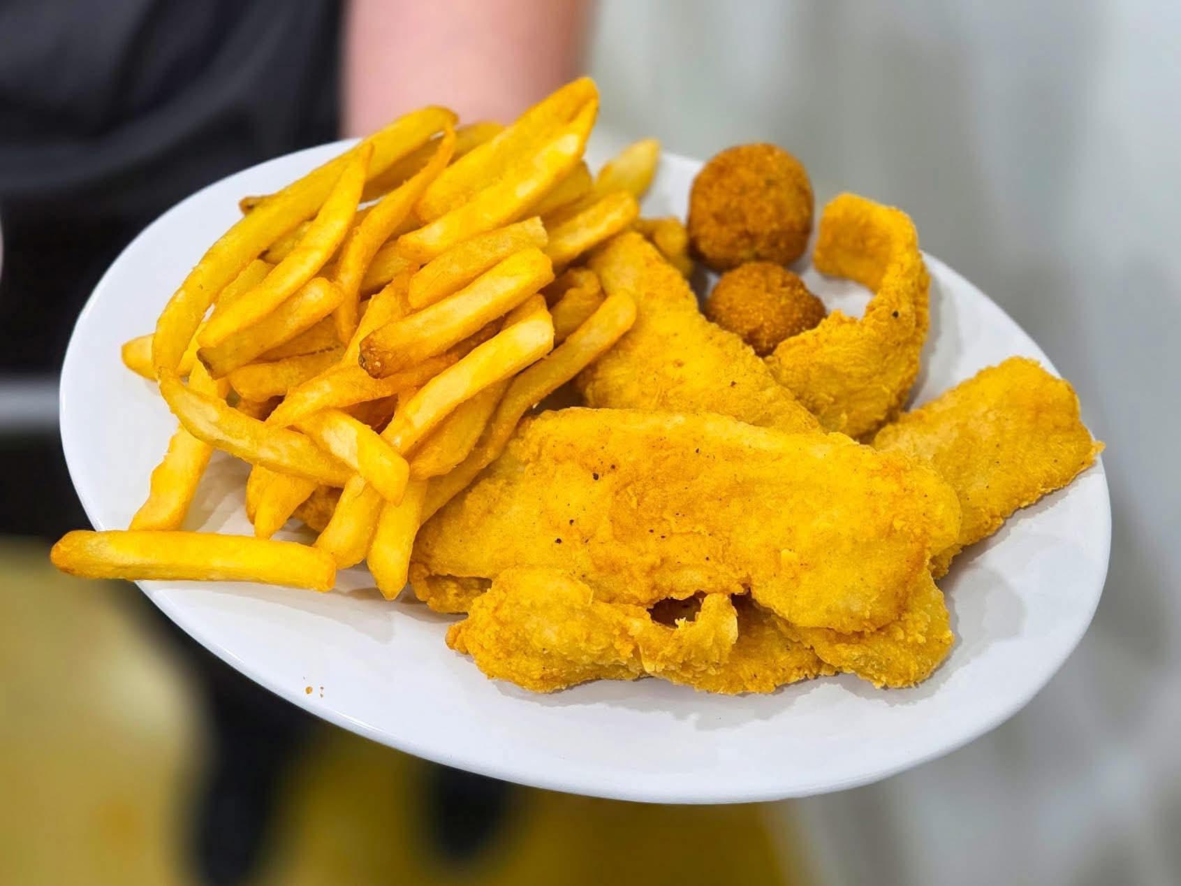 Fried Fish Dinner.